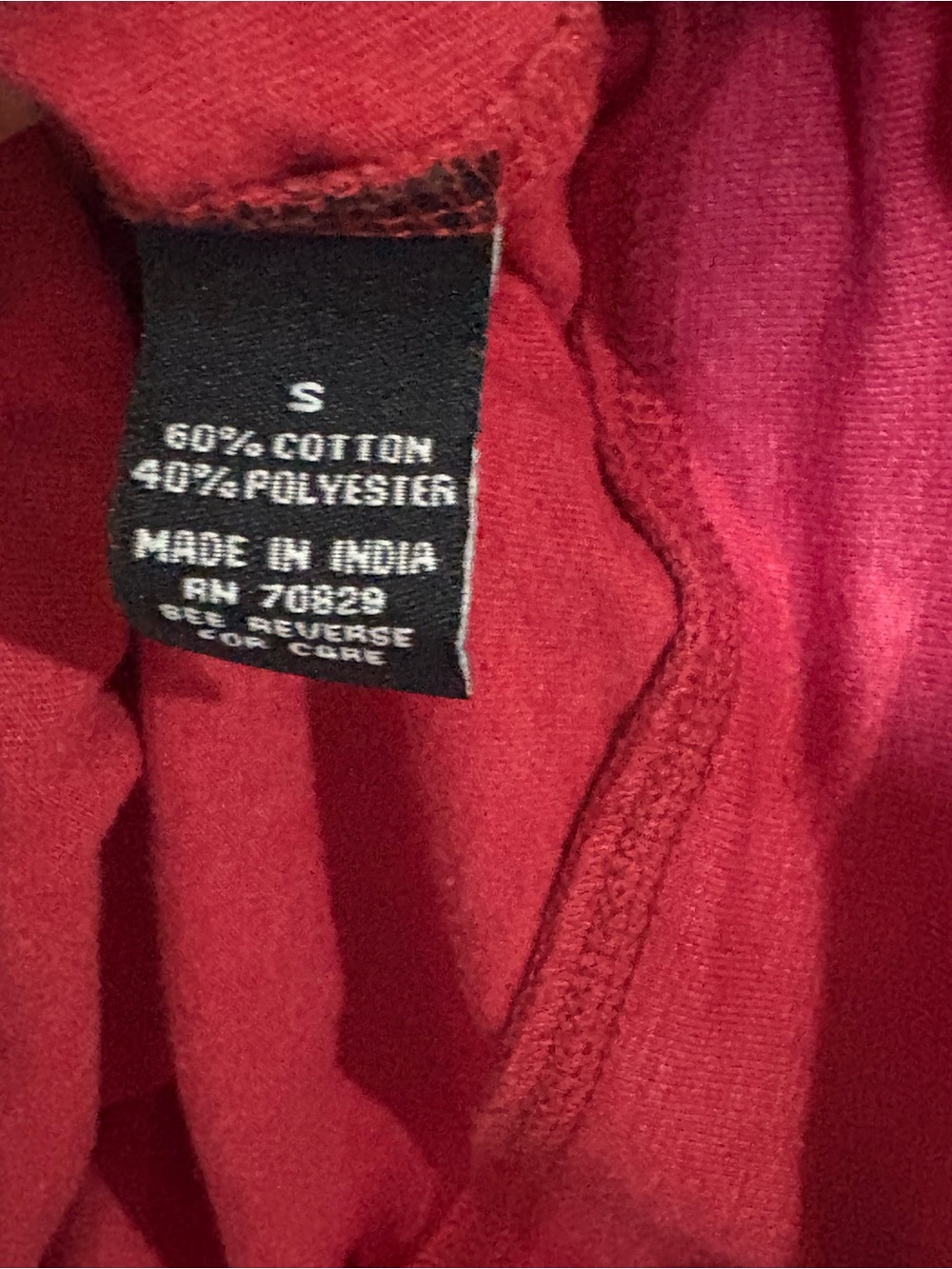 Carbon Red Paisley Pullover Hoodie - Picture 3 of 8